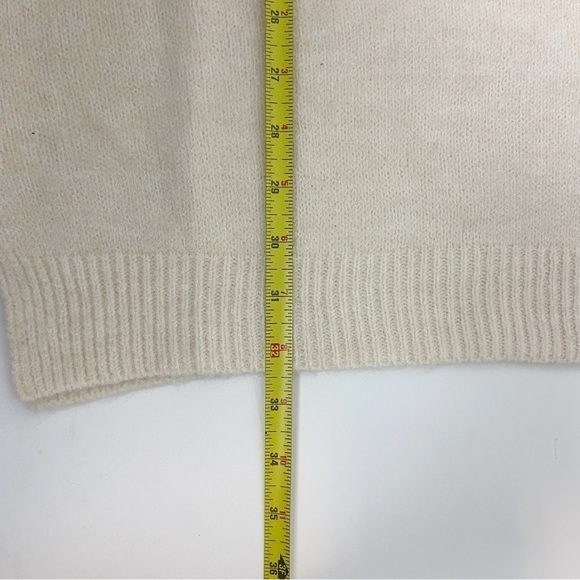 Superdown Rudie Sparkle Sleeve Sweater Dress in Ivory Size M - Picture 10 of 10